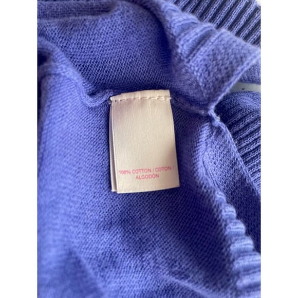 Victoria's Secret Size Small V-Neck Sweater Violet - Picture 3 of 3